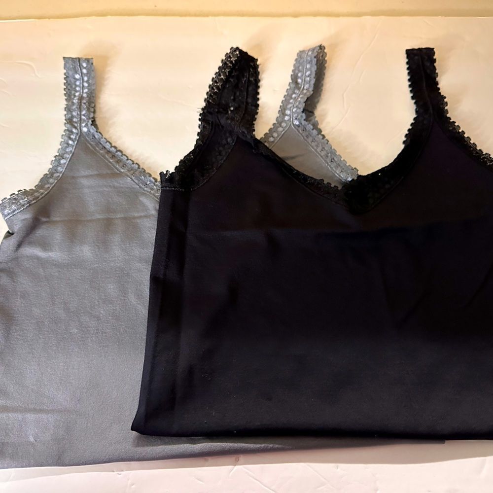 Tefron Seamless Women's Large Black Sleeveless camisole